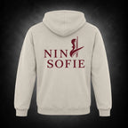 NINA SOFIE Hoodie – Sand · Front & Back Logo