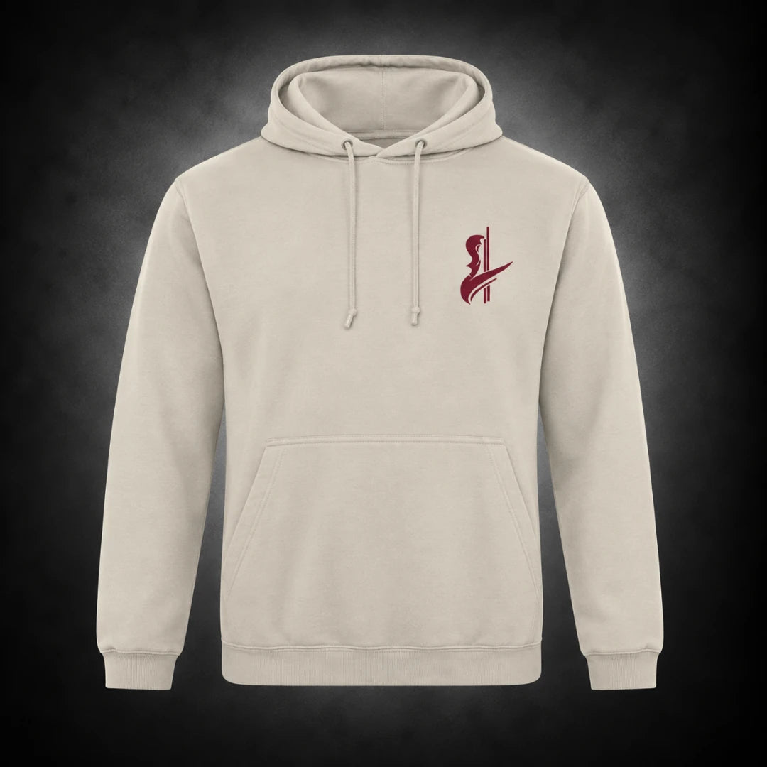 NINA SOFIE Hoodie – Sand · Front Logo