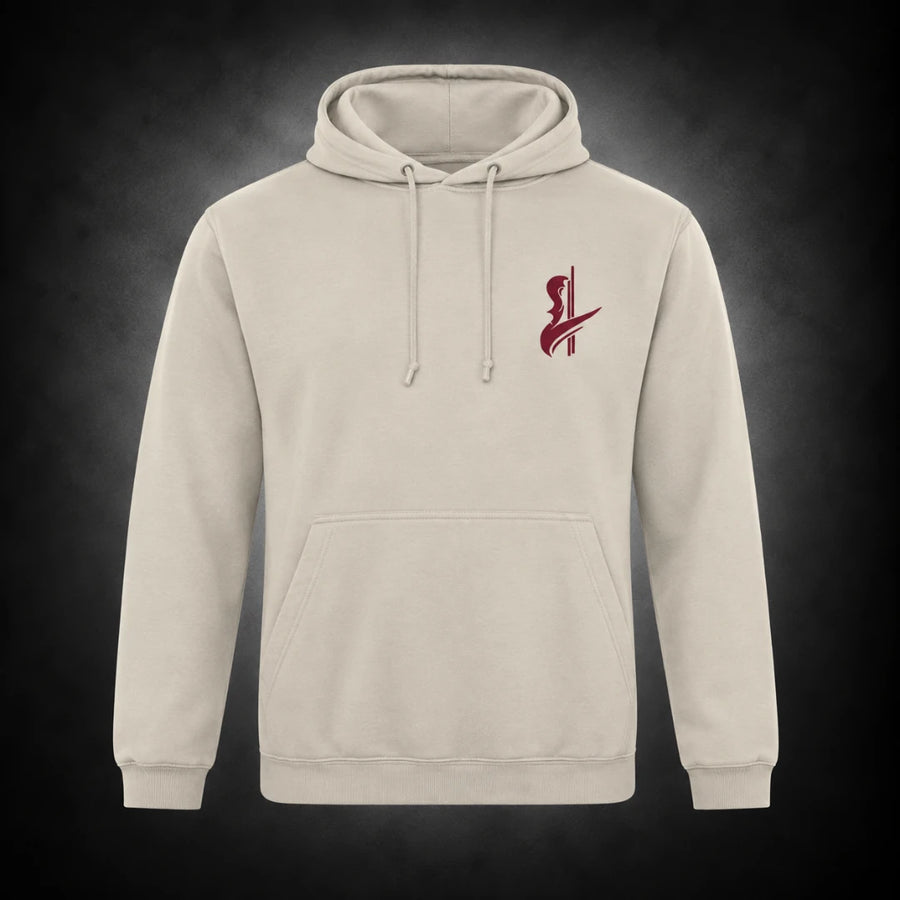 NINA SOFIE Hoodie – Sand · Front & Back Logo
