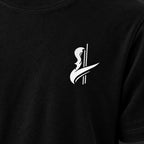 NINA SOFIE T-Shirt – Black · Front Logo