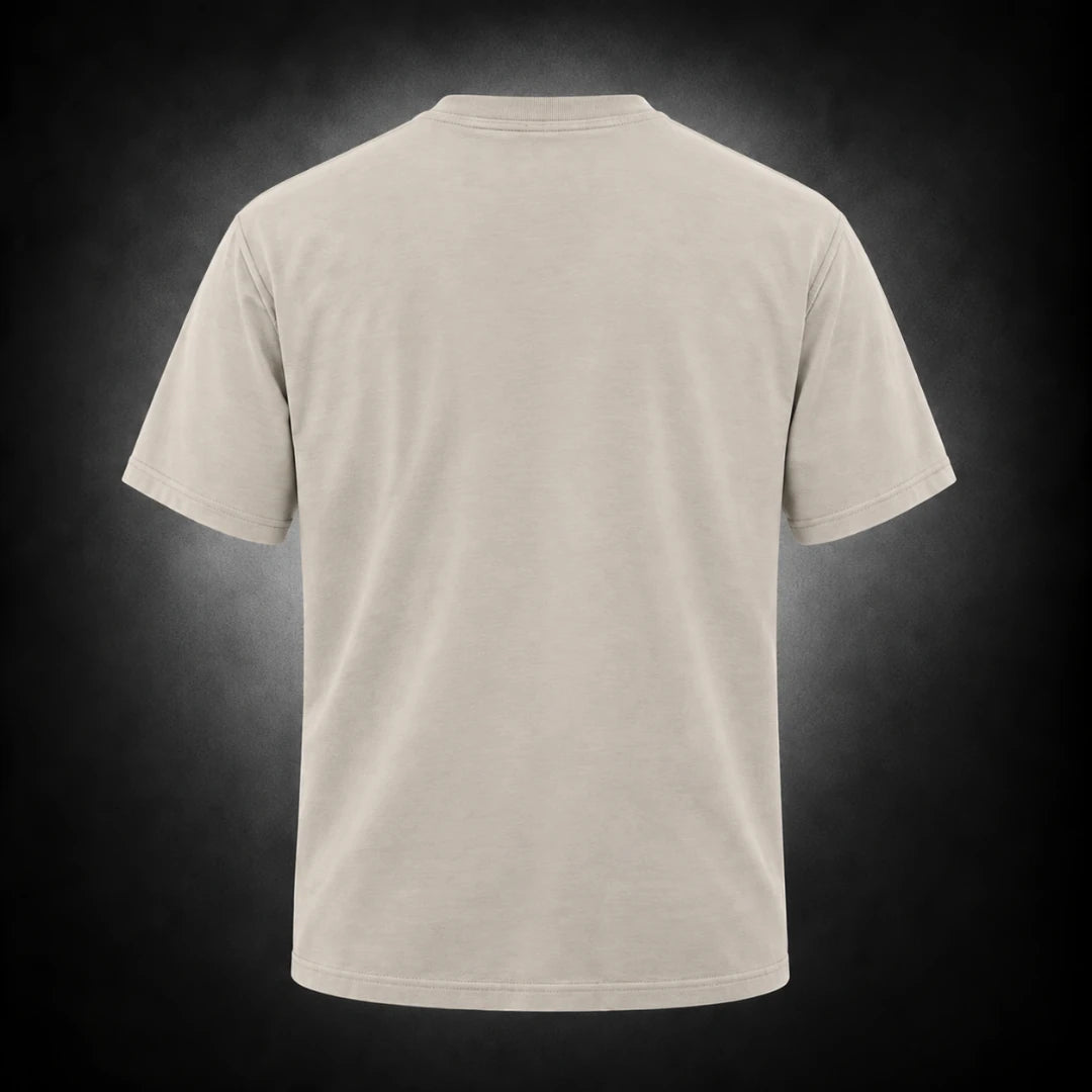 NINA SOFIE T-Shirt – Sand · Front Logo