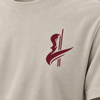NINA SOFIE T-Shirt – Sand · Front Logo