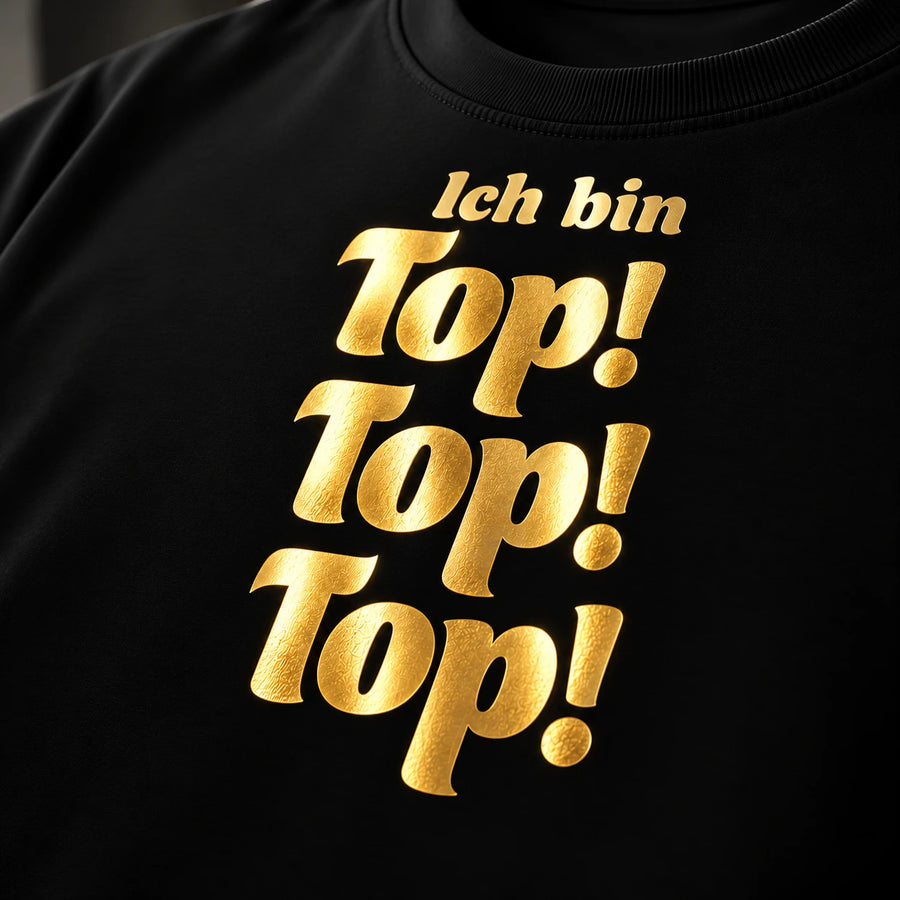 Das RICARDO M.-TOP! TOP! TOP!-Shirt - von oben nach unten!