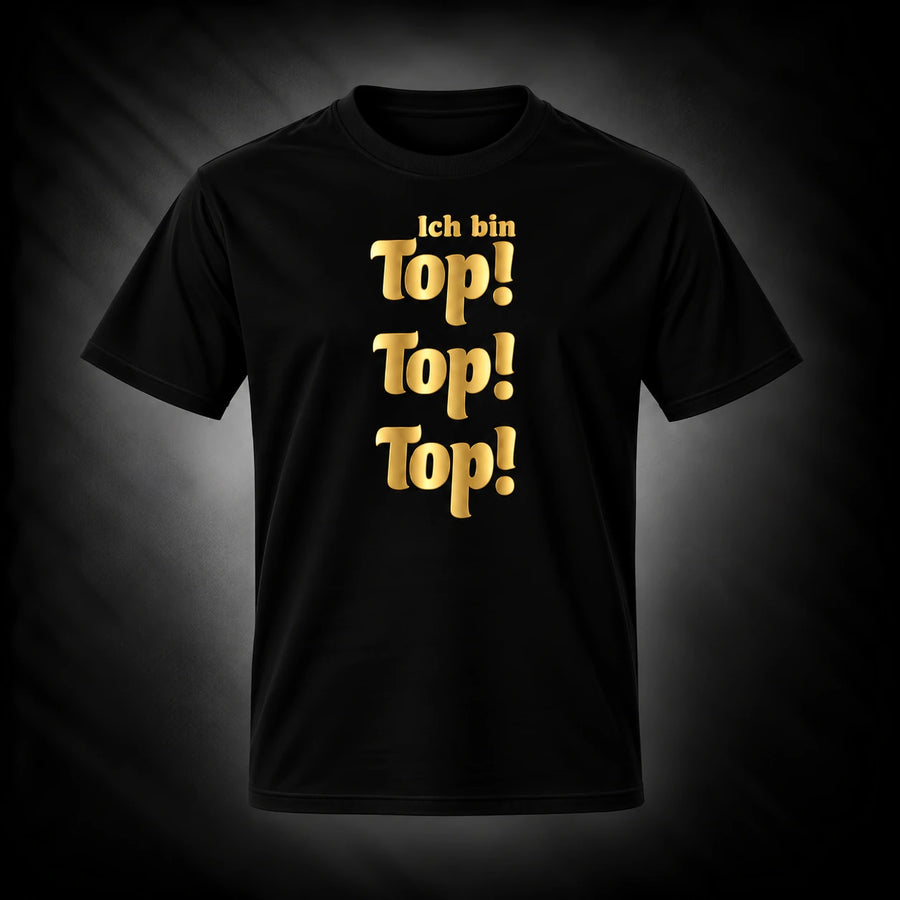 Das RICARDO M.-TOP! TOP! TOP!-Shirt - von oben nach unten!